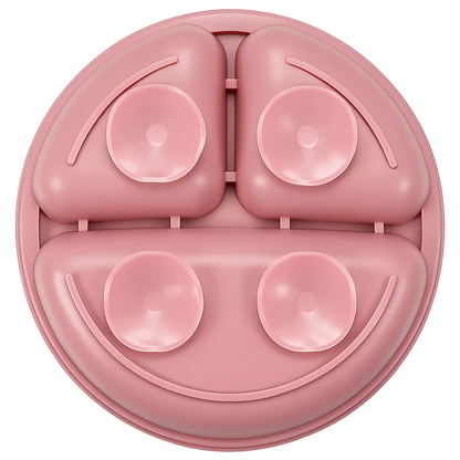 Silicone Suction Baby Feeding Plate Set