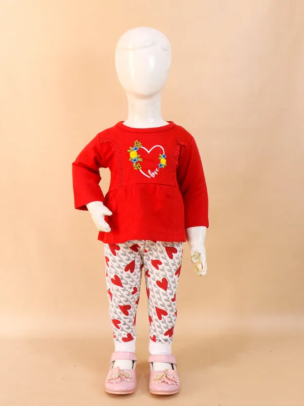 0Mth - 6Mth Love Red Baby Suit For Newborn ZG NBS131