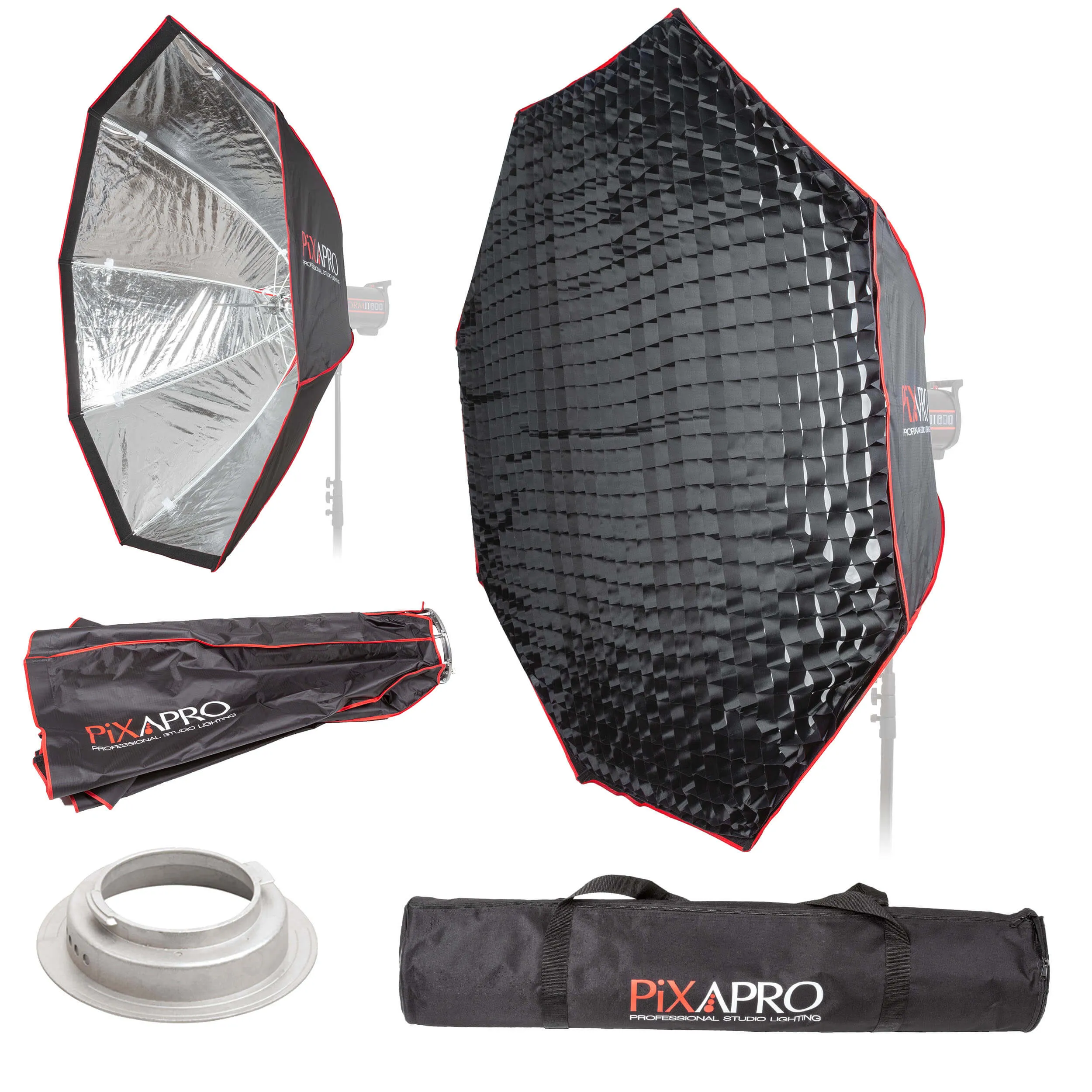 150cm (59") Strong-Sturdy Octagon Umbrella Softbox & Removable Grid