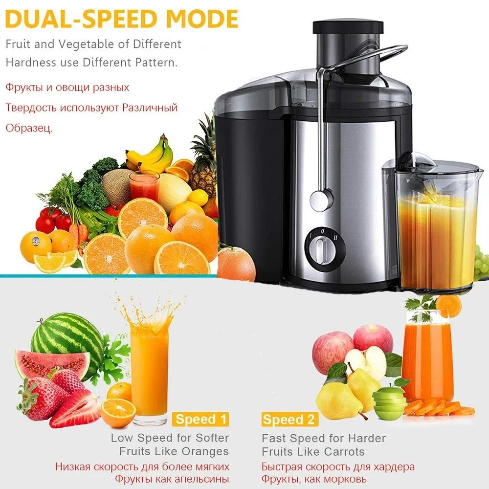 1.5L Electric Orange Juicer 800W Fruit Vegetable Blender Lemon Squeezer Multifunction Juicer Machine Kitchen Appliances 110-220V