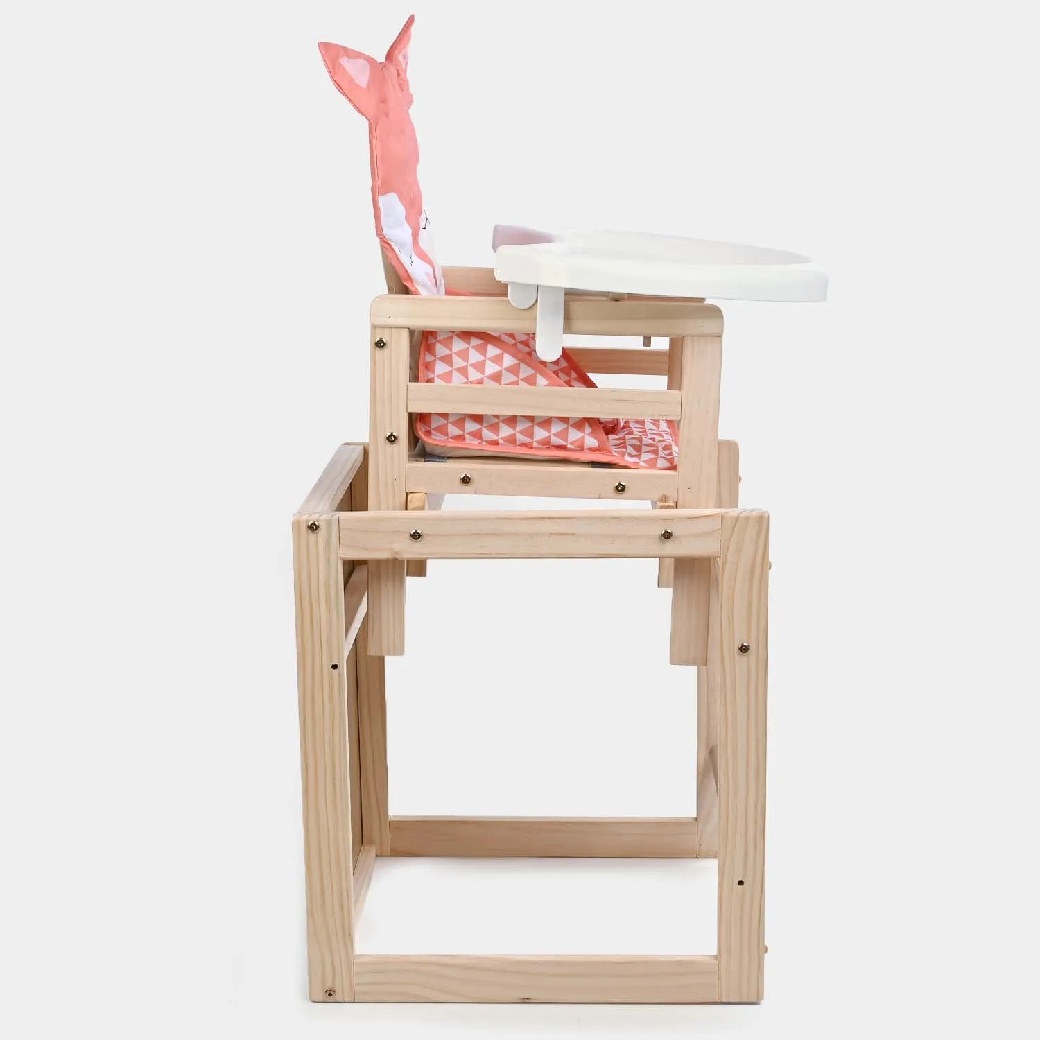 2 In 1 Wooden High Chair For Baby (MY312)