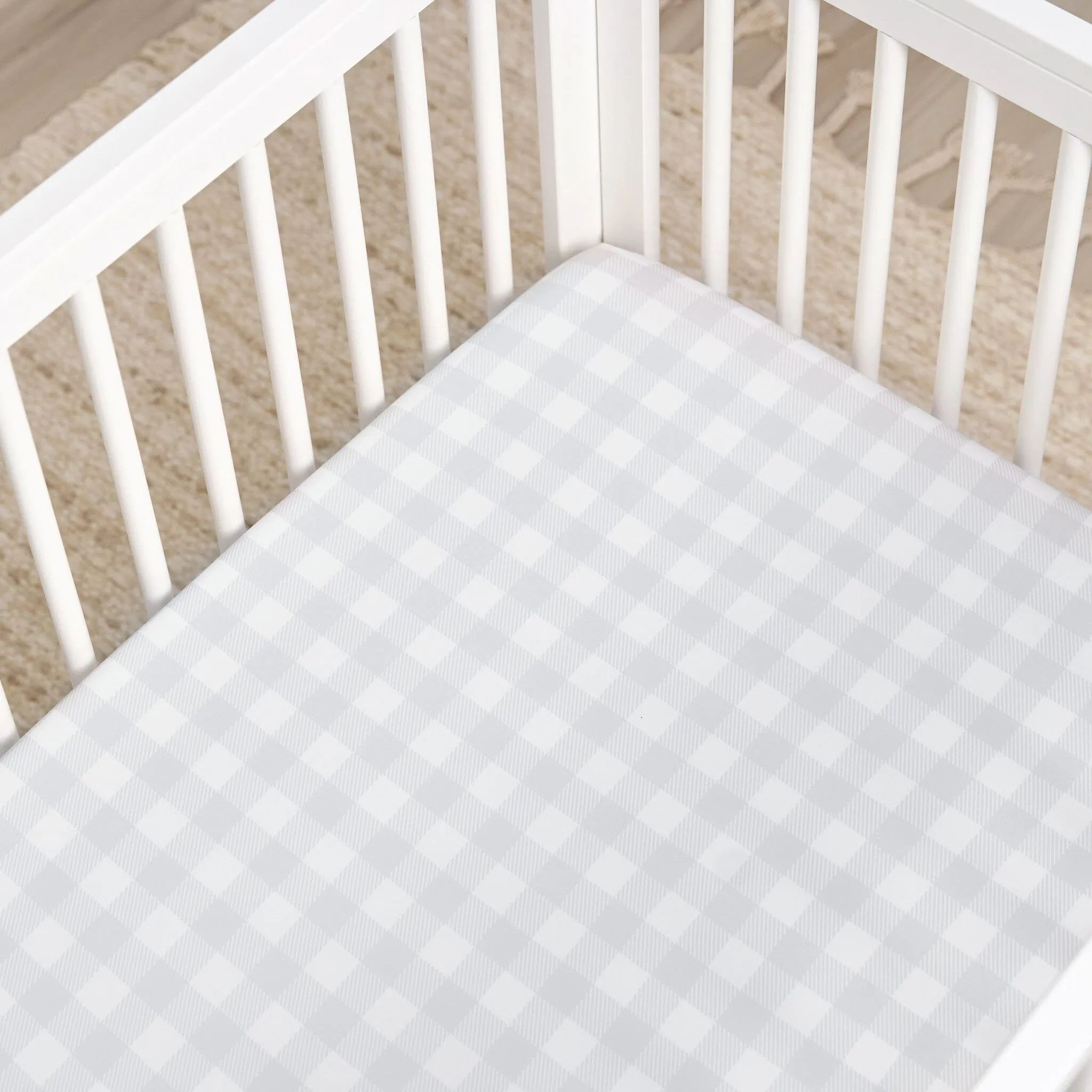 2-Pack Neutral Celestial Crib Sheets