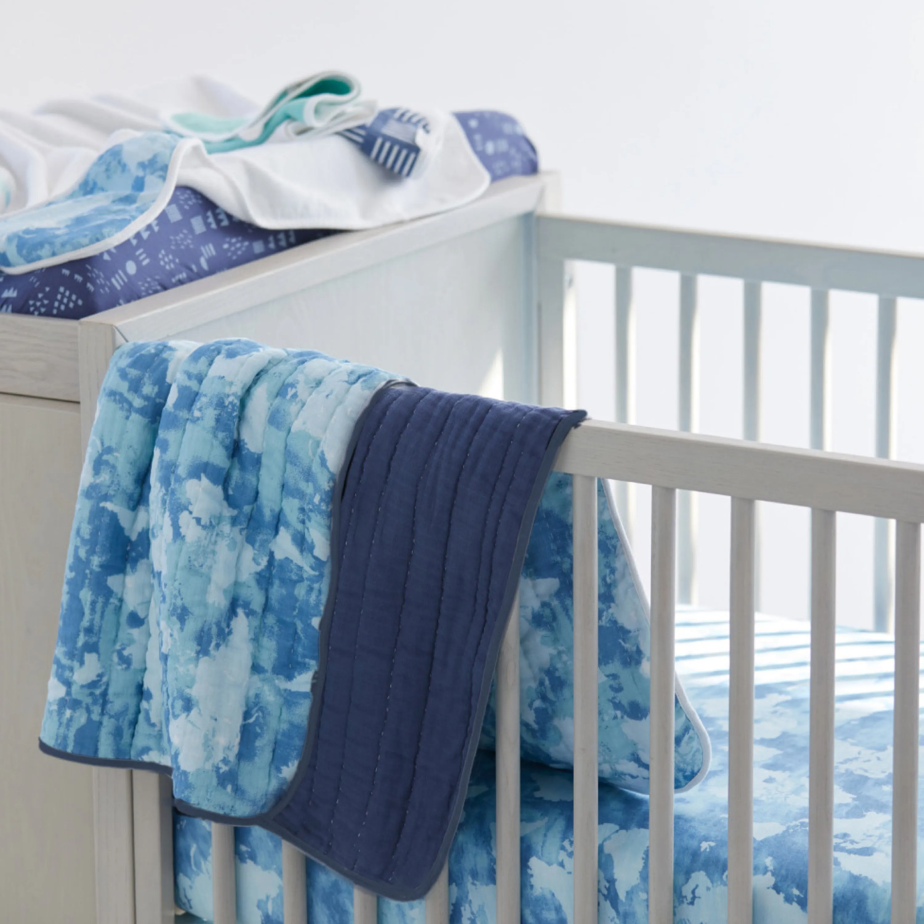 2-Pack Organic Cotton Fitted Crib Sheets