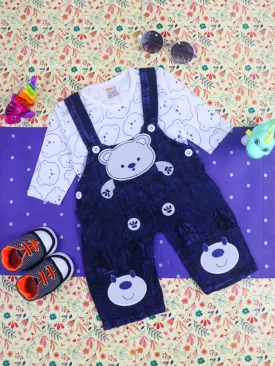 3Mth - 9Mth Teddy Light Blue Romper For Newborn NBR30