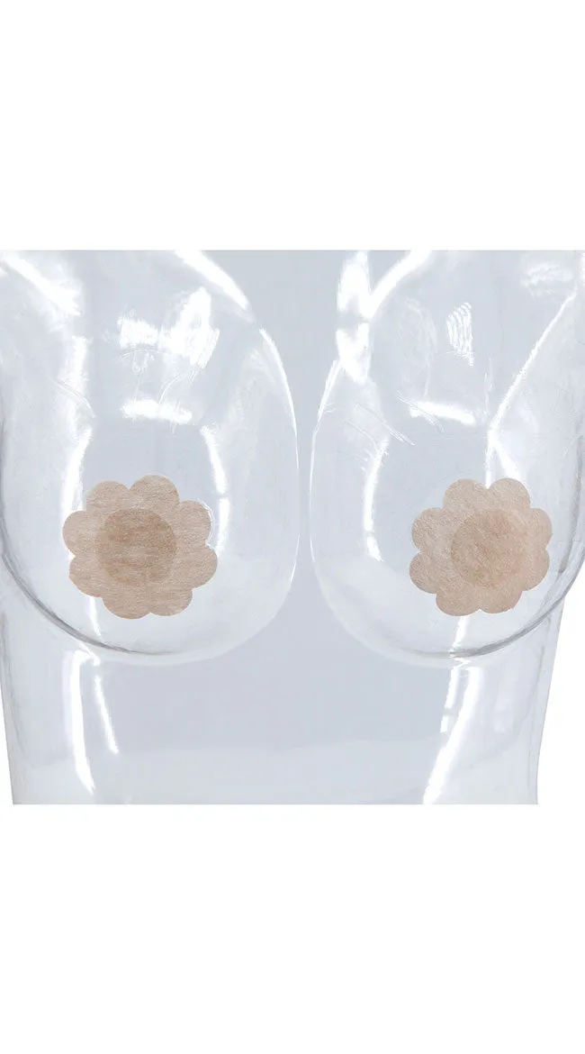 6-Pack Noelle Nude Flower Pasties