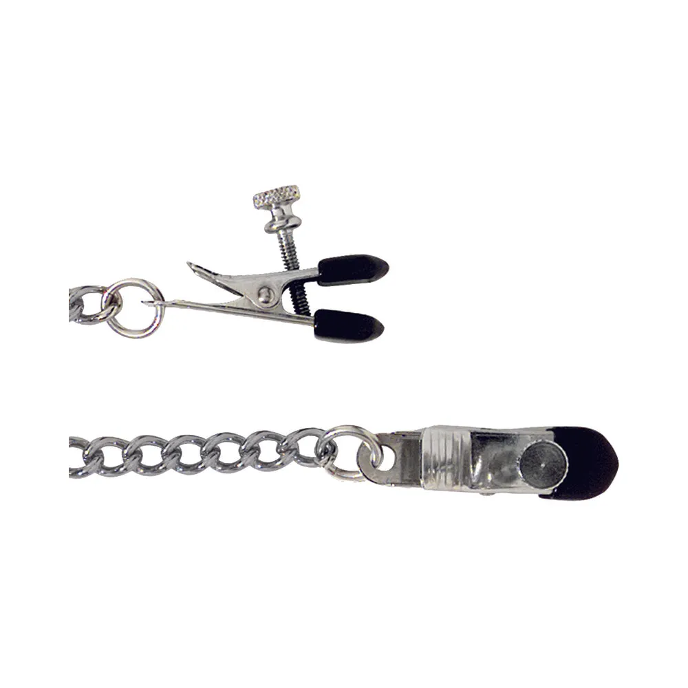 Adjustable Nipple Clams With Curbed Chain