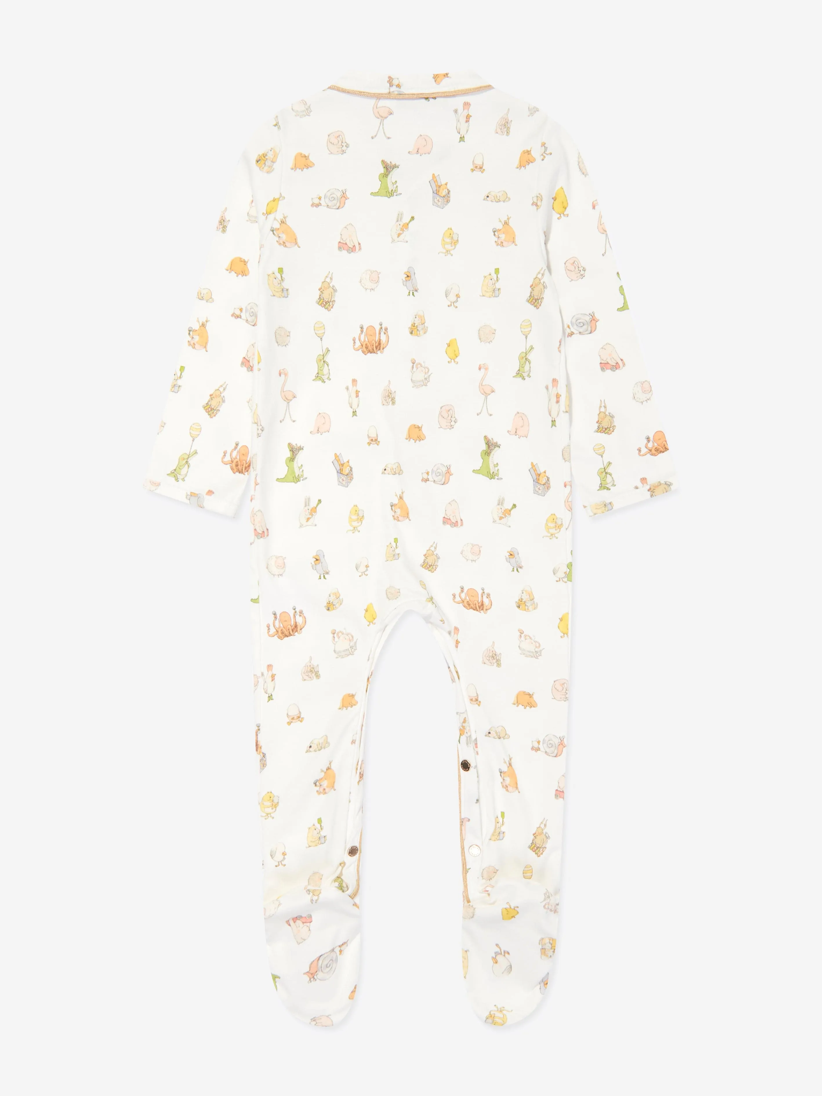 Atelier Choux Baby Choux Classic Playsuit in White