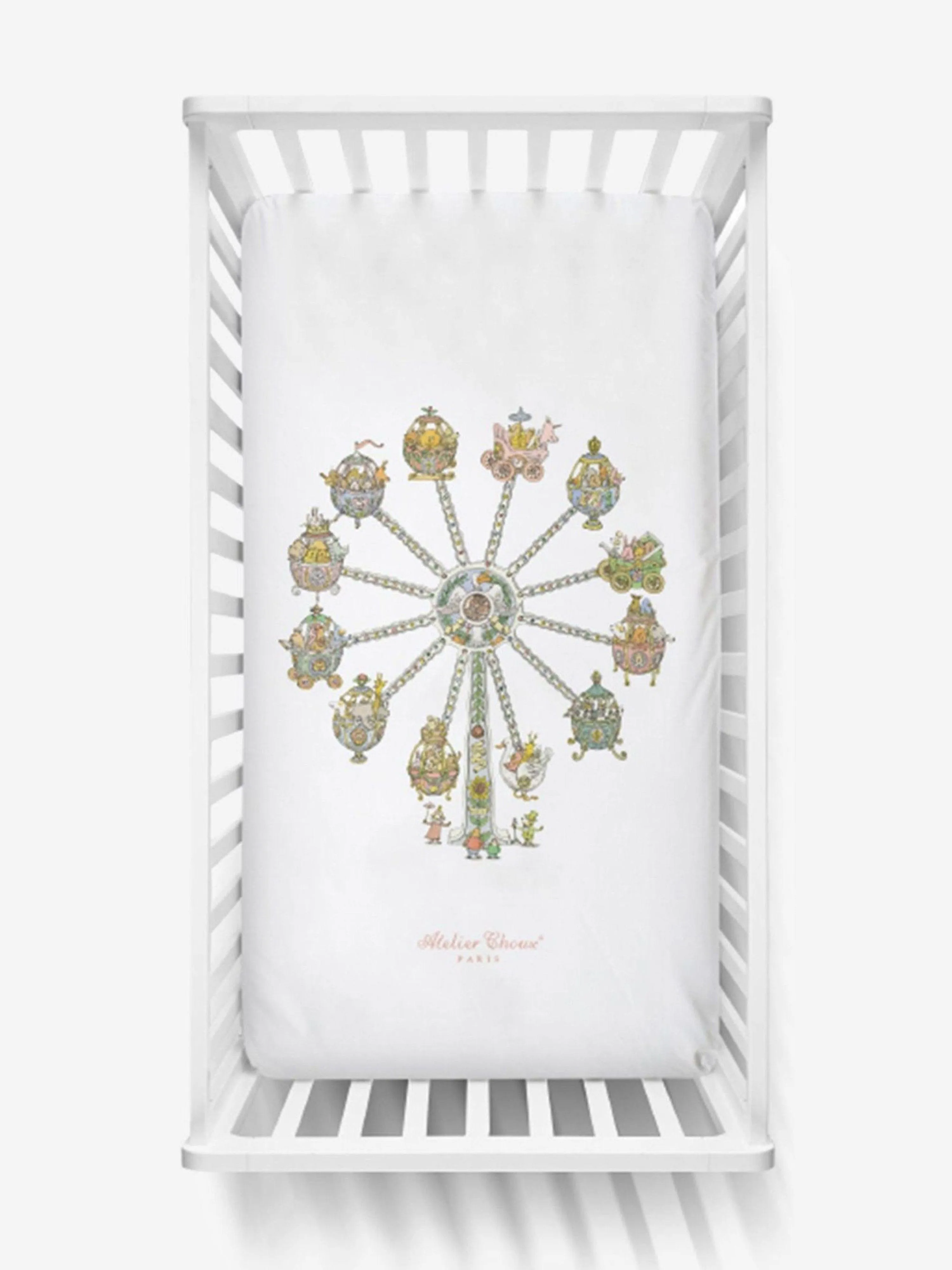 Atelier Choux Baby Ferris Wheel Fitted Sheet