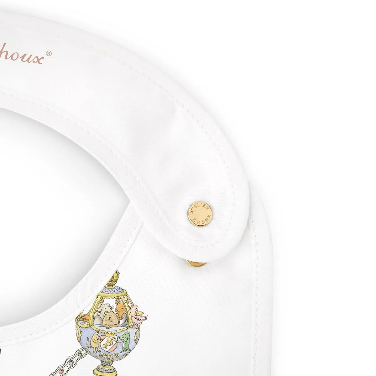 Atelier Choux Satin Bib Ferris Wheel