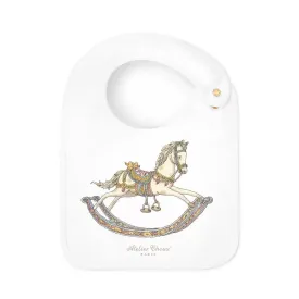 Atelier Choux Satin Bib Rocking Horse