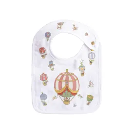 Atelier Choux Small Bib Circus Gold Snaps