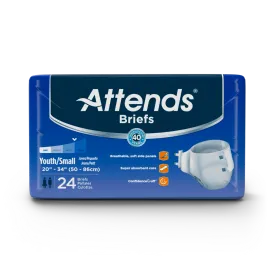 Attends Briefs in Youth-Small - Adult Diapers for Kids