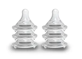 Avima Baby Nipples — Wide Neck, Slow Flow (Set of 6)