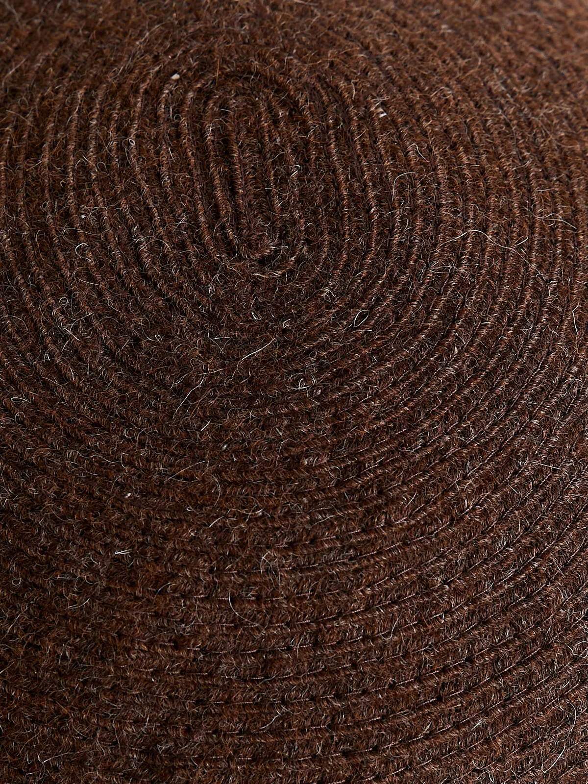 Baby Alpaca Braid Hat in Brown