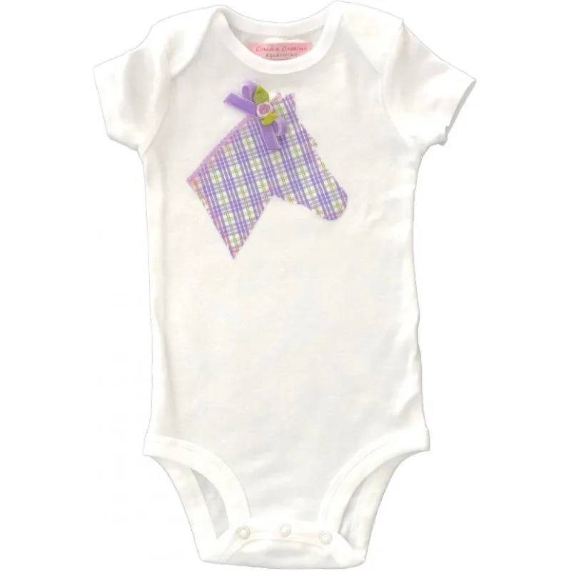 Baby Equestrian Onesie - Short Sleeves