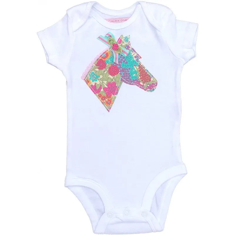 Baby Equestrian Onesie - Short Sleeves