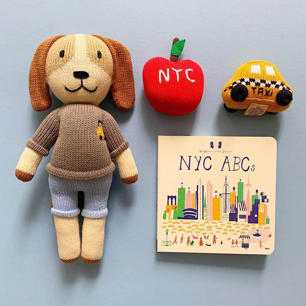 Baby Gift Set | NYC ABCs Book, Rattles and Doll