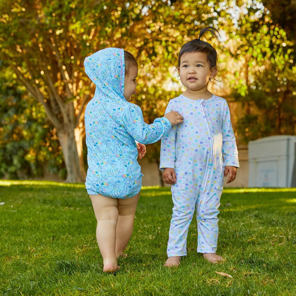 Baby Girl's Hooded Sunzie | FINAL SALE