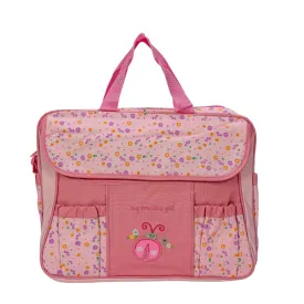 Baby Multipurpose Pink Diaper Storage Bag- Large