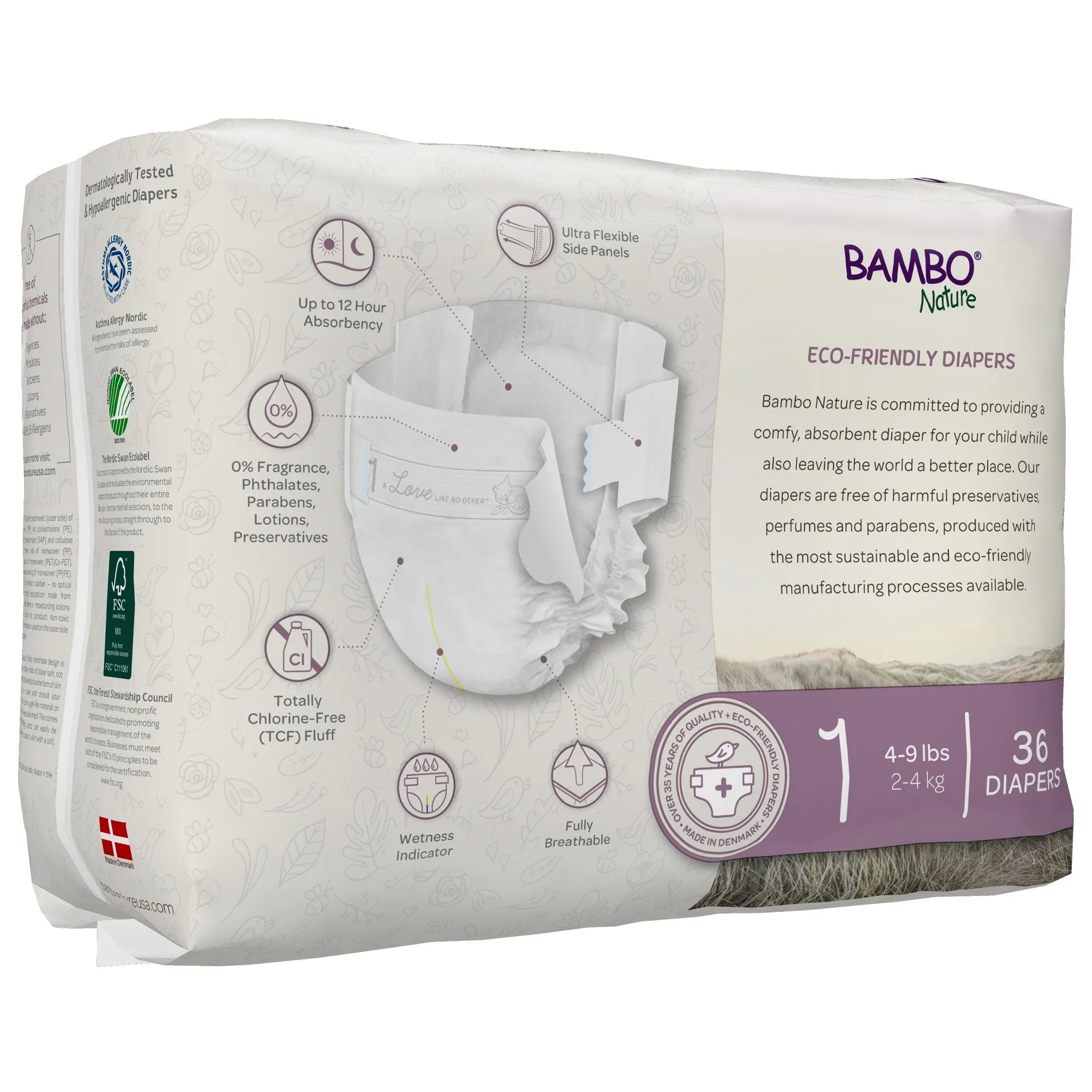 Bambo Nature Baby Diapers