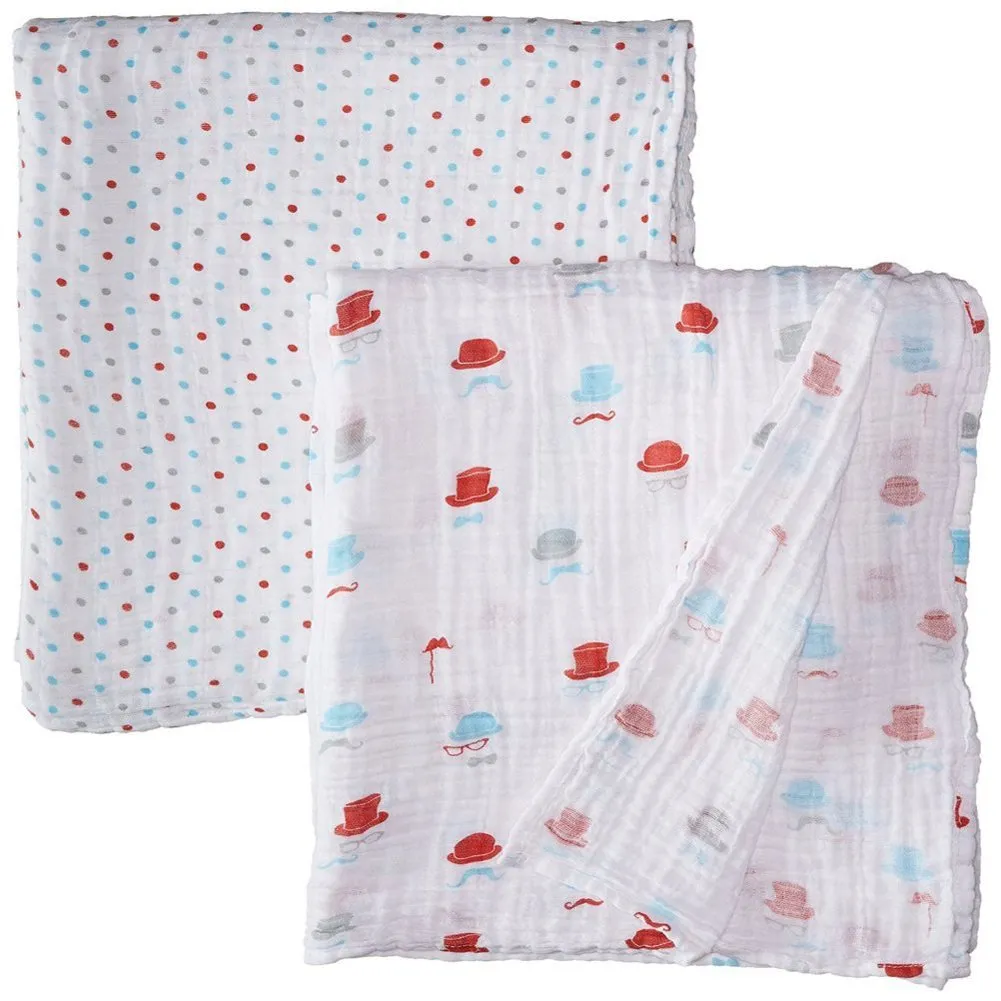 Bebe Au Lait Premium Muslin Swaddle Blanket Set