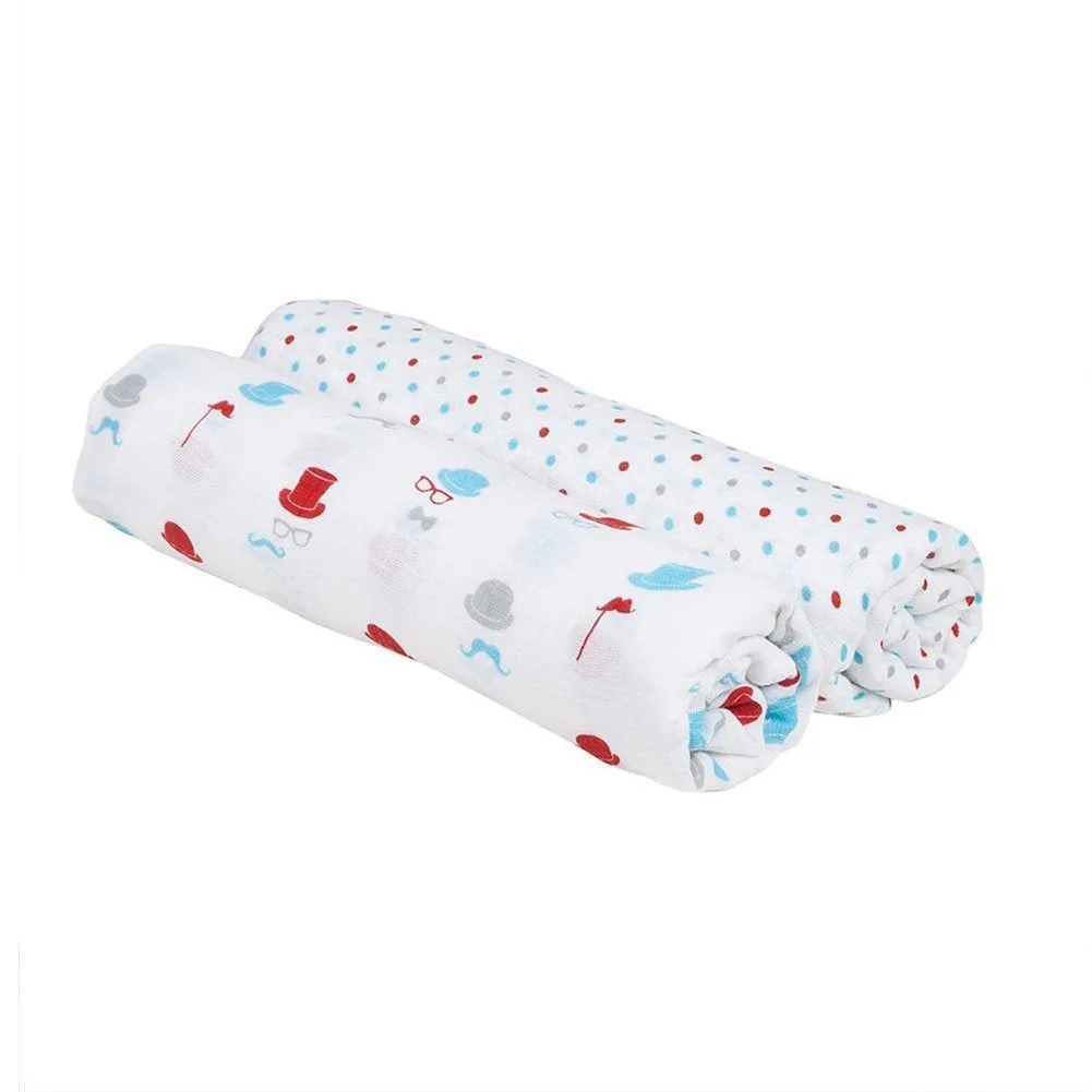 Bebe Au Lait Premium Muslin Swaddle Blanket Set