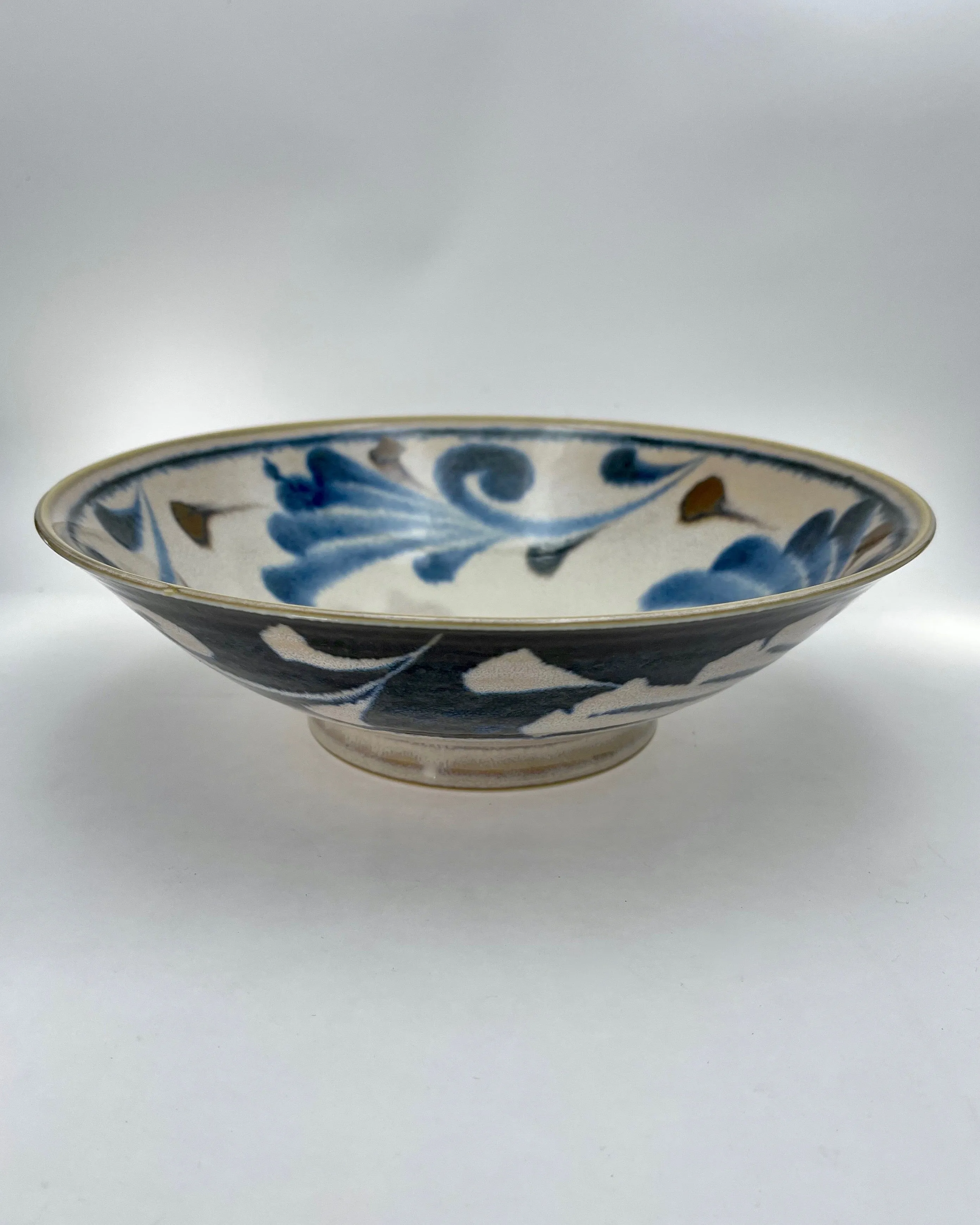 Blue Ceramic 9 3/4" Bowls