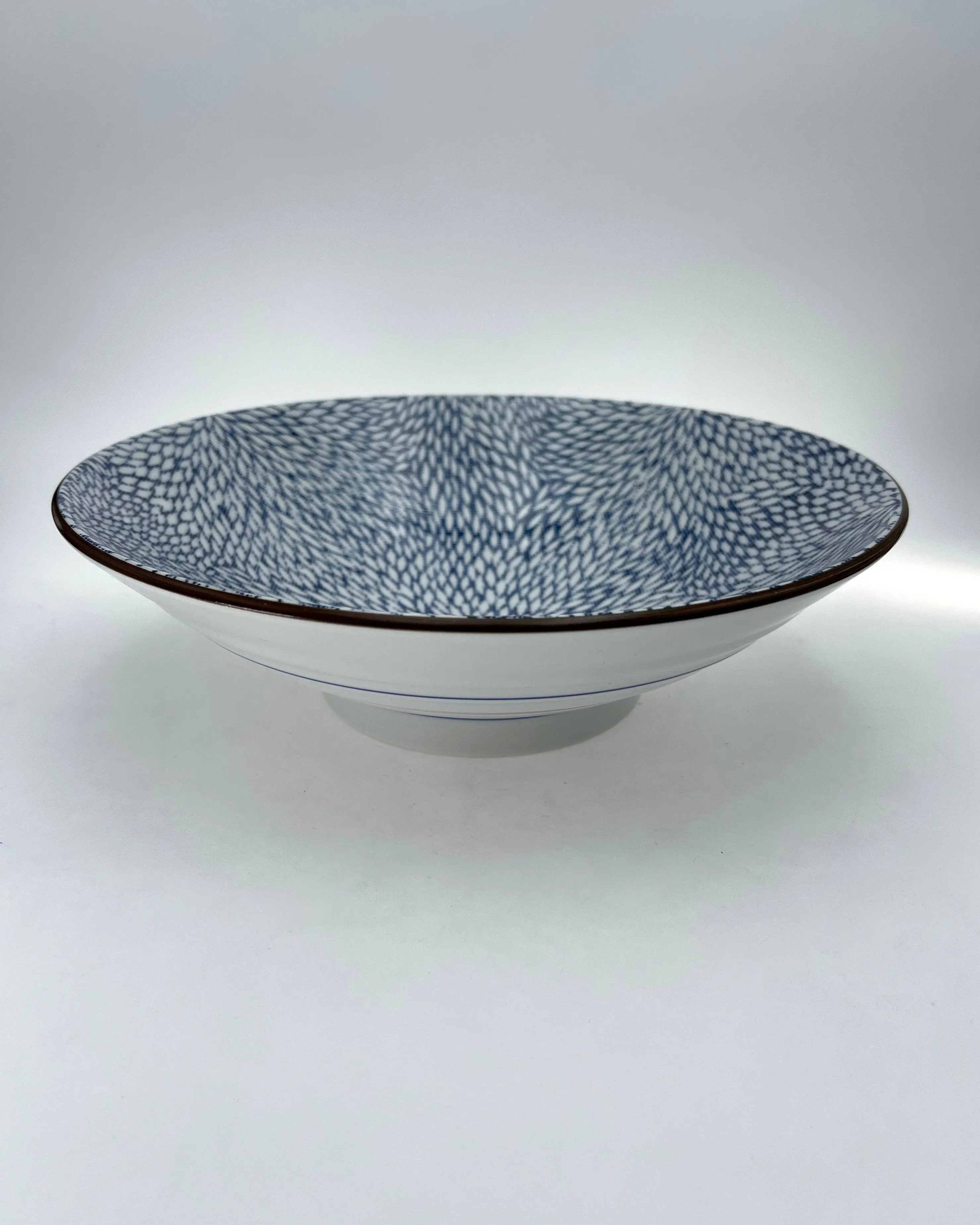 Blue Ceramic 9 3/4" Bowls