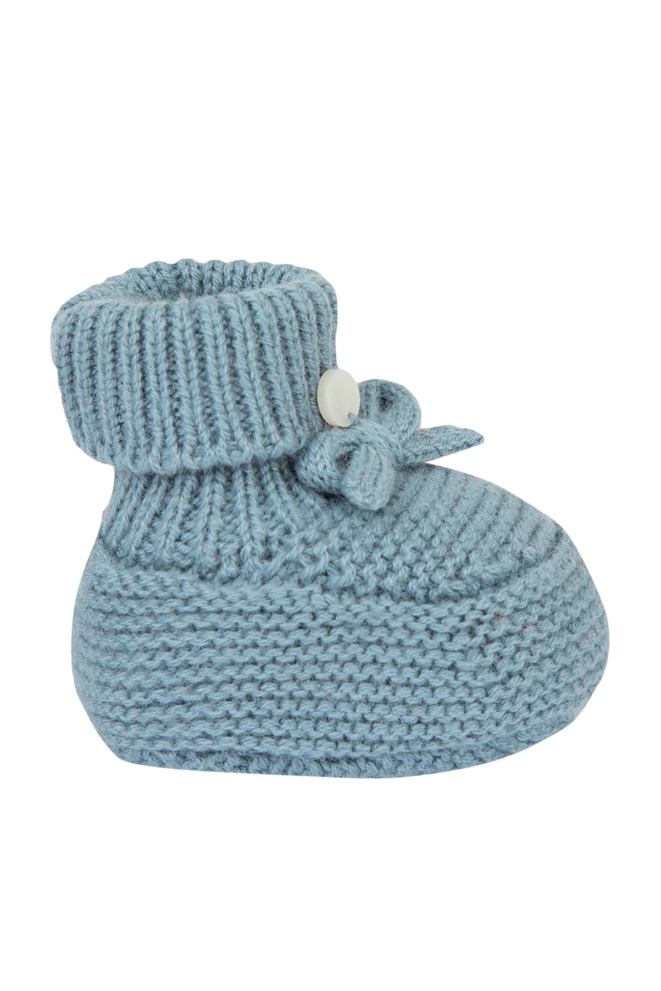 Booties - Blue Grey Knit