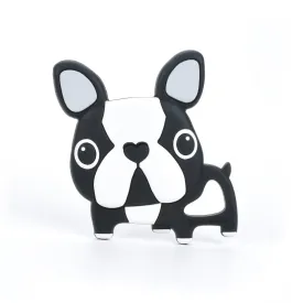 Boston Terrier Silicone Teether