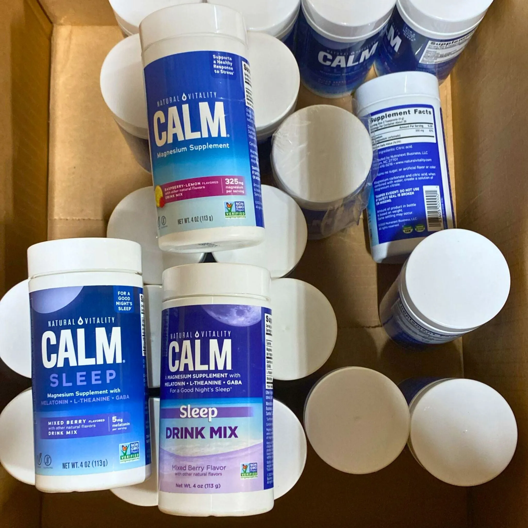 Calm Mix Includes Magnesium Supplement , Sleep Mix (22 Pcs Lot)