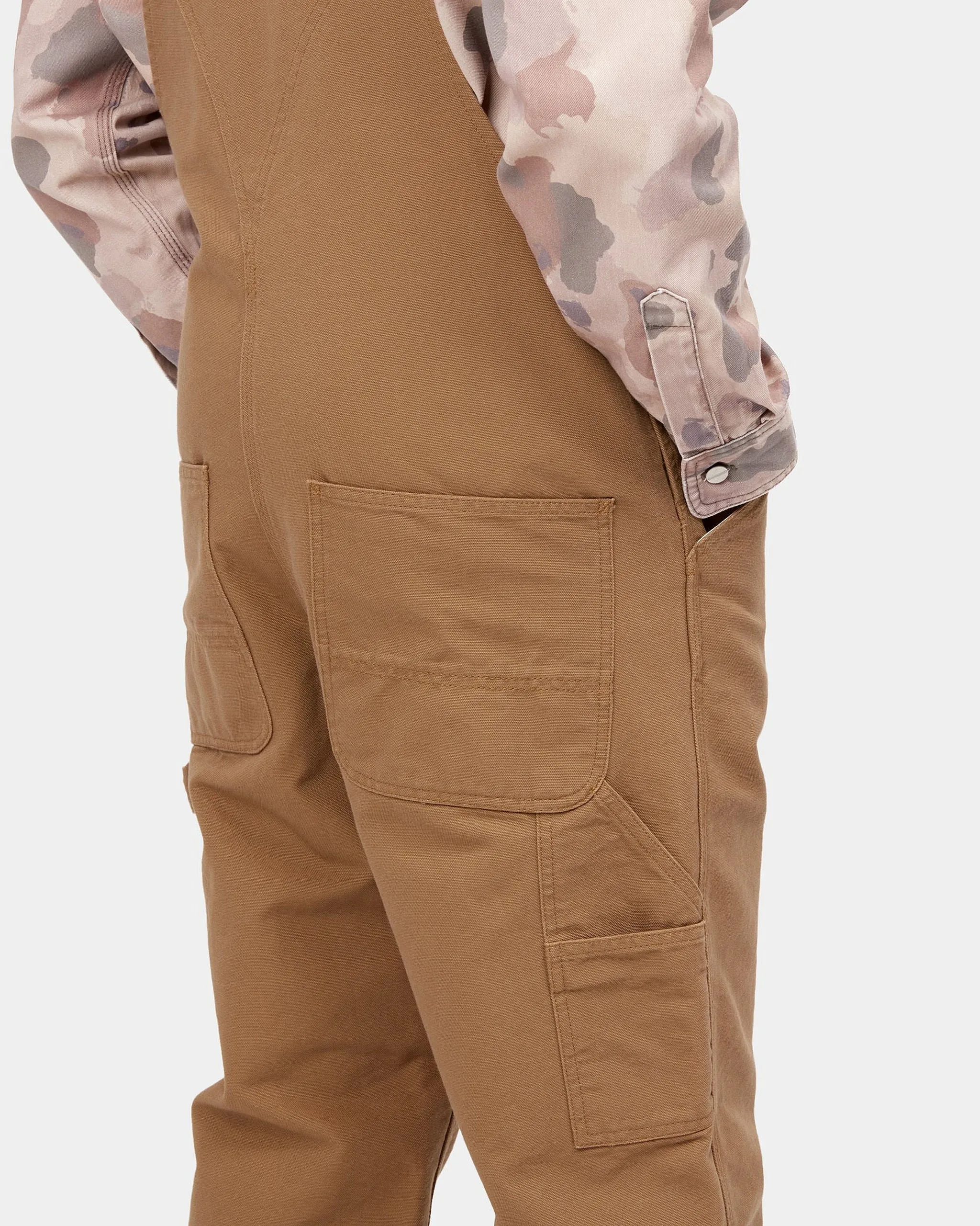 Carhartt WIP Bib Overall - Hamilton Brown Rinsed