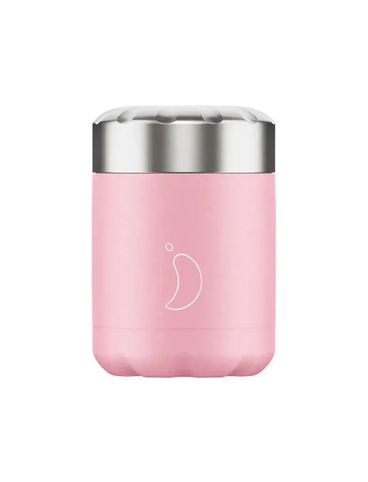 Chillys 300ml Food Pot Pastel Pink