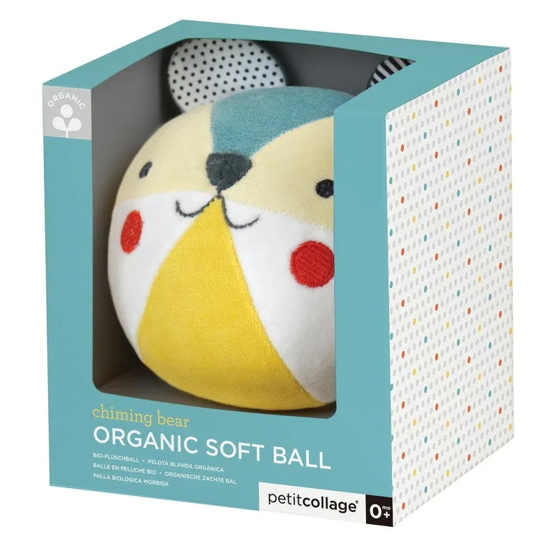 Chime Ball - Organic Cotton - Bear