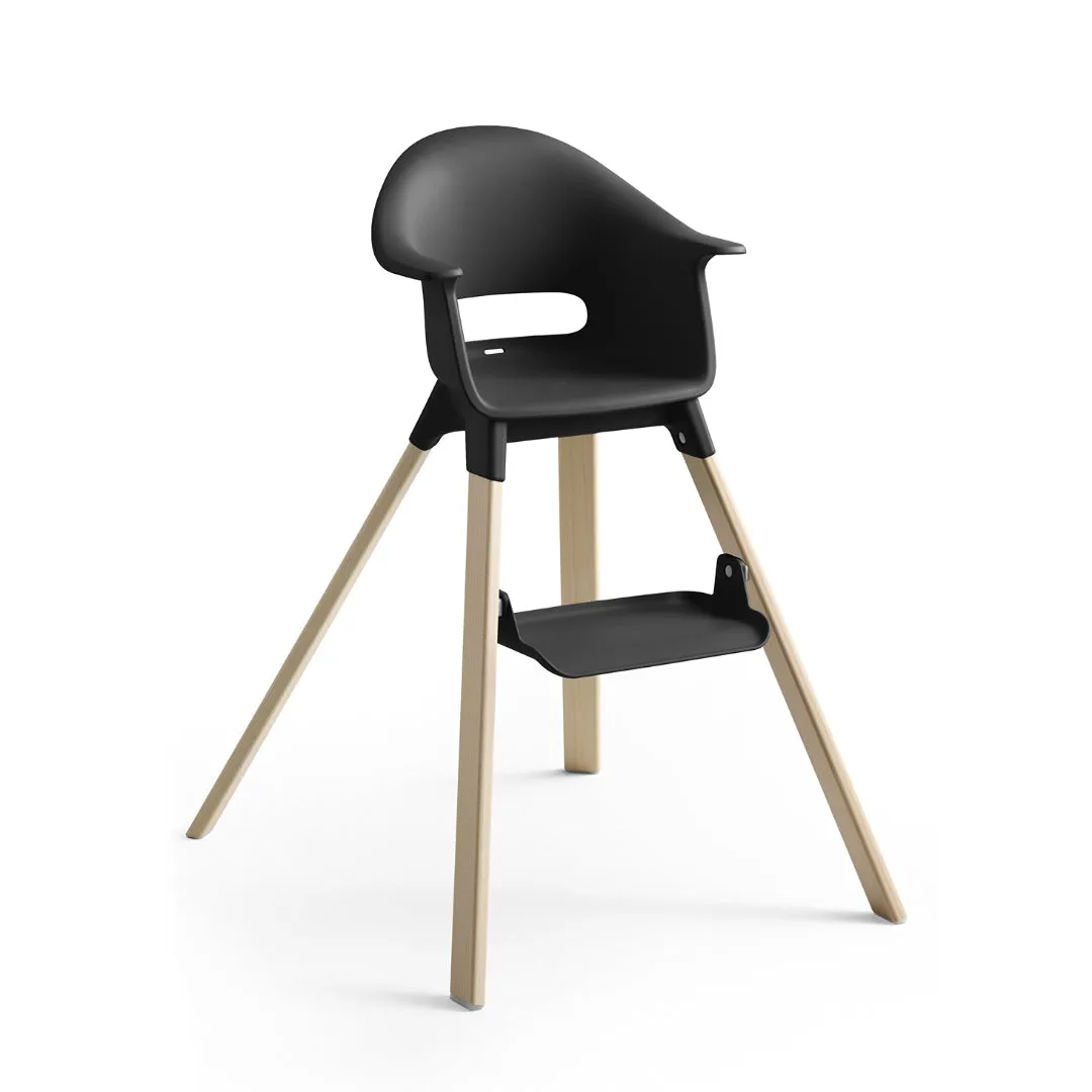 Clikk High Chair - Black Natural