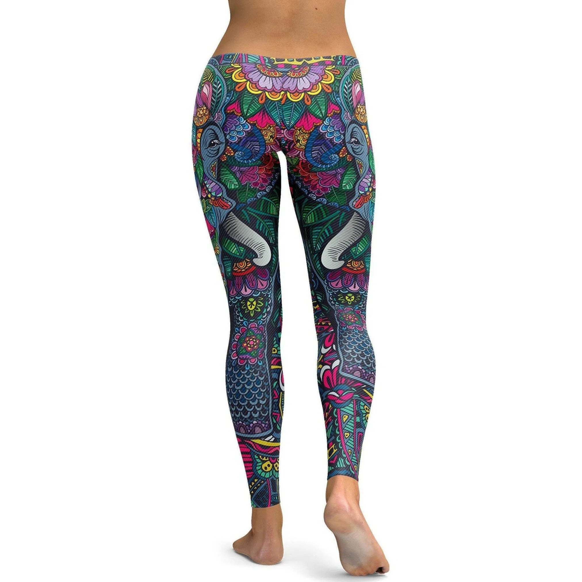 Colorful Elephant Leggings