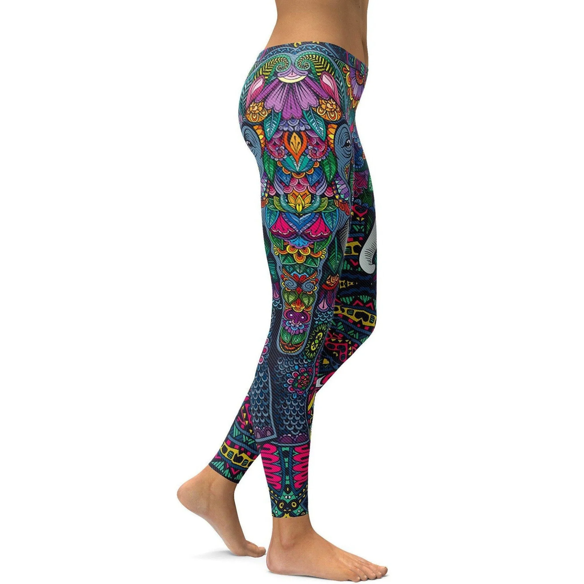 Colorful Elephant Leggings