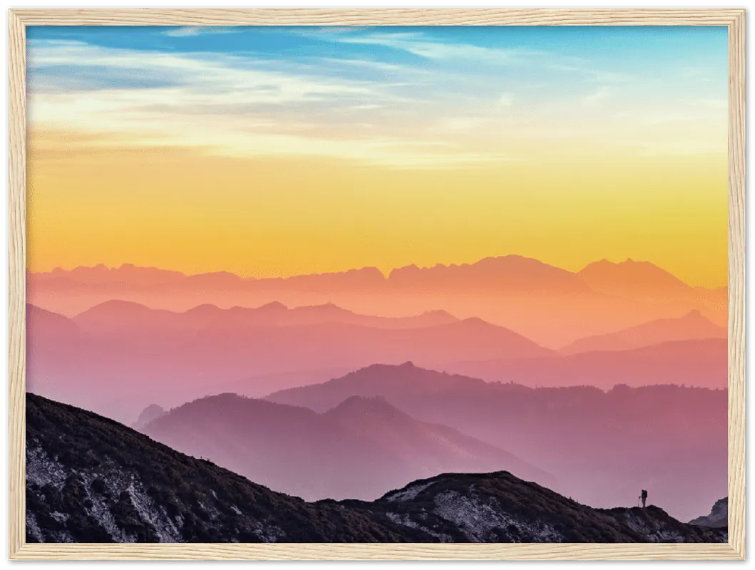 Colorful Mountains - Print