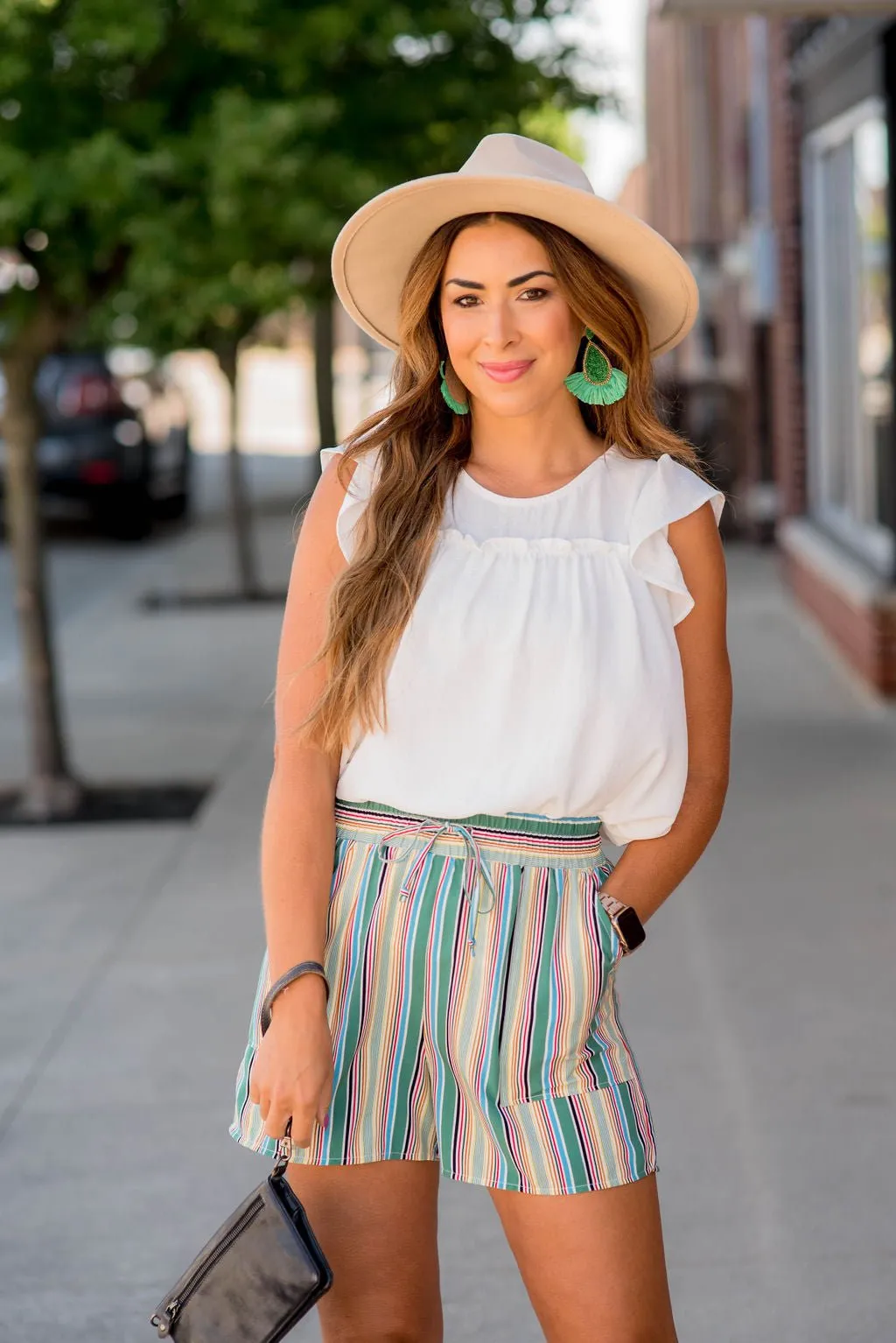 Colorful Stripe Shorts