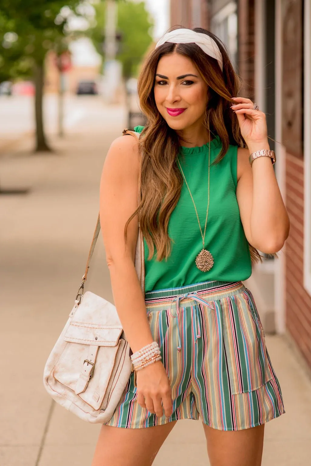 Colorful Stripe Shorts