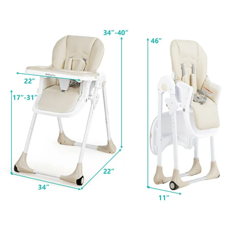 Convertible High Chair with Wheels