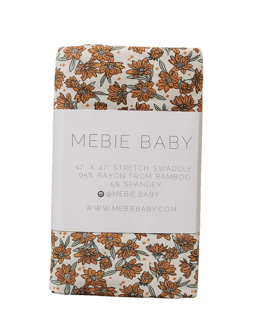 Cream Magnolia Bamboo Stretch Swaddle