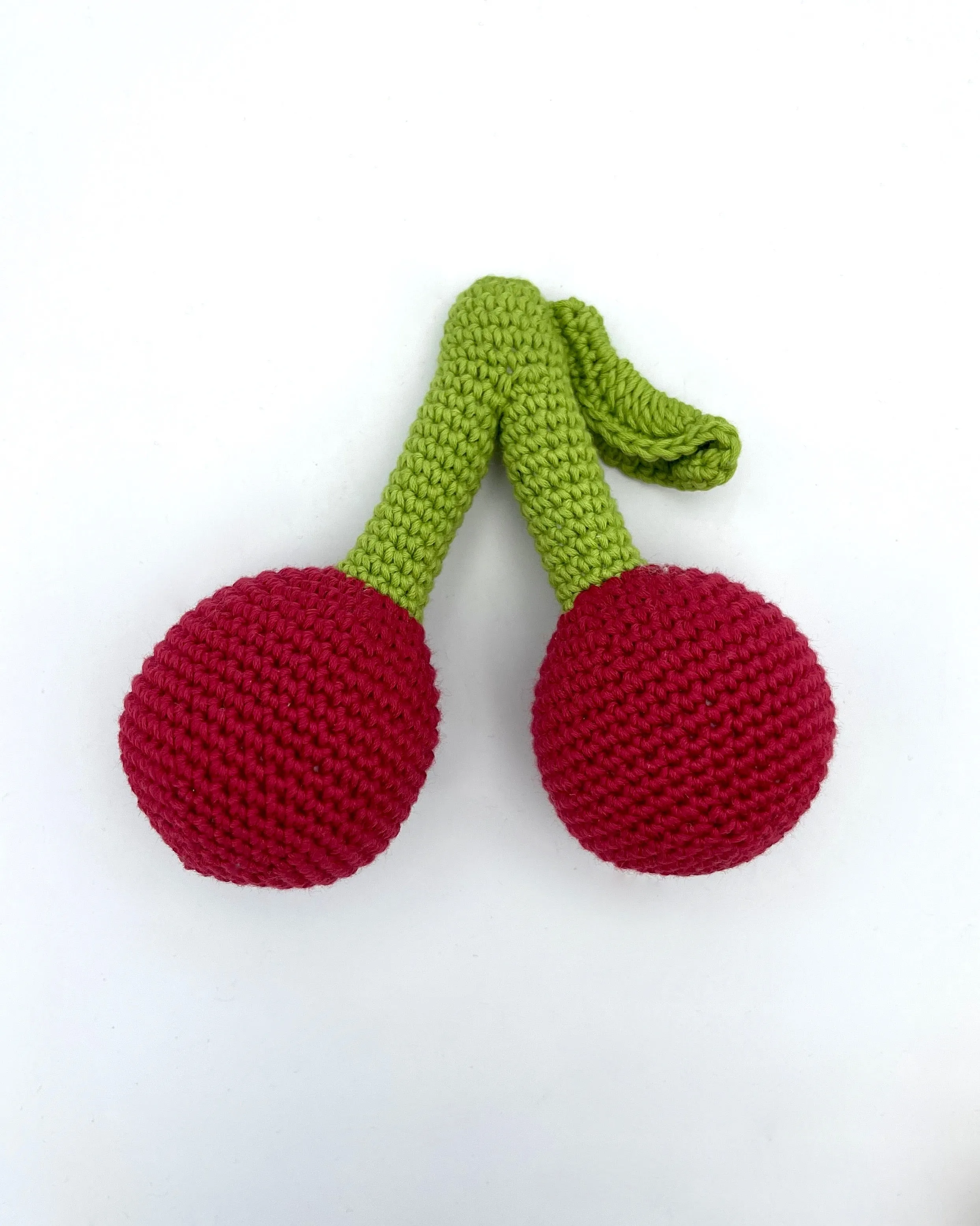 Crocheted Fruit Rattles