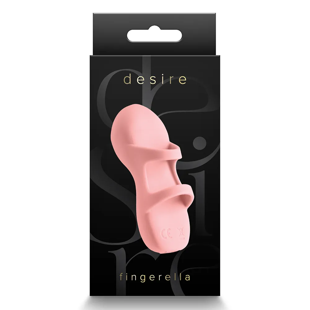 Desire Fingerella Ribbed Silicone Finger Vibrator