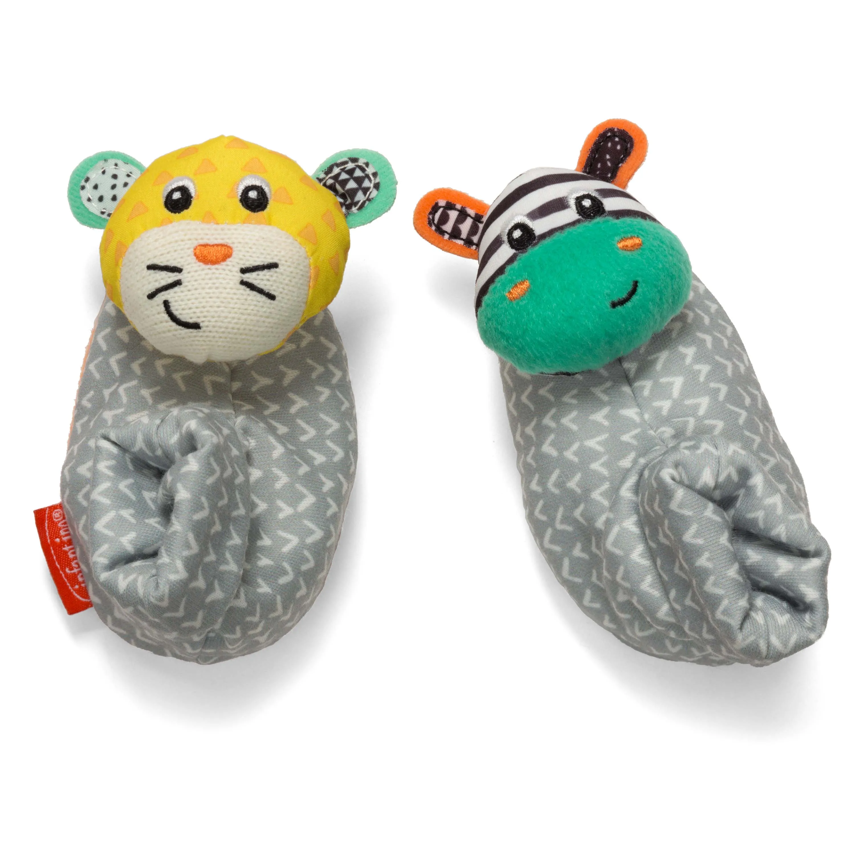 Foot Rattles™ Zebra & Cheetah