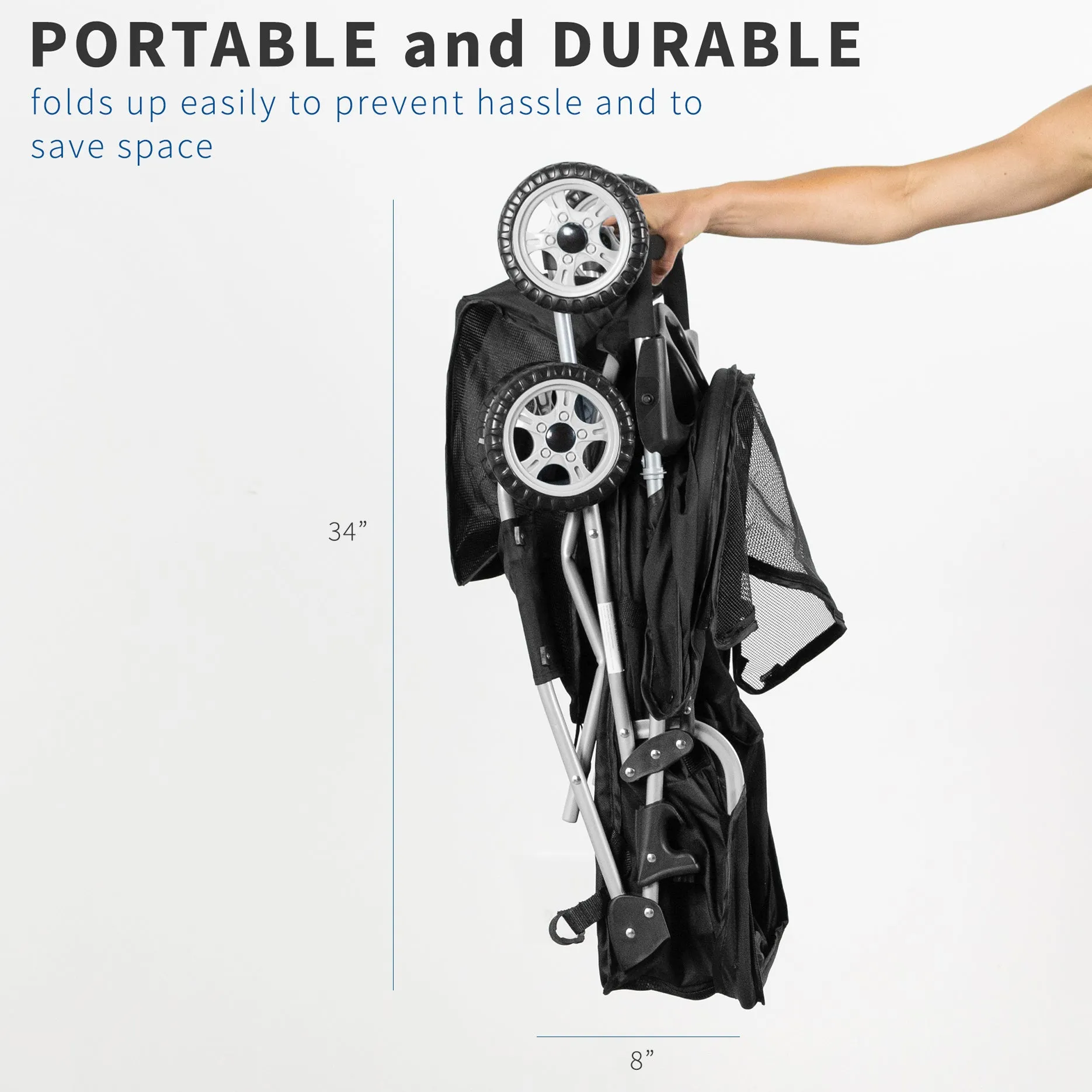 Four Wheel Pet Stroller