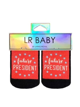 Future President Baby socks