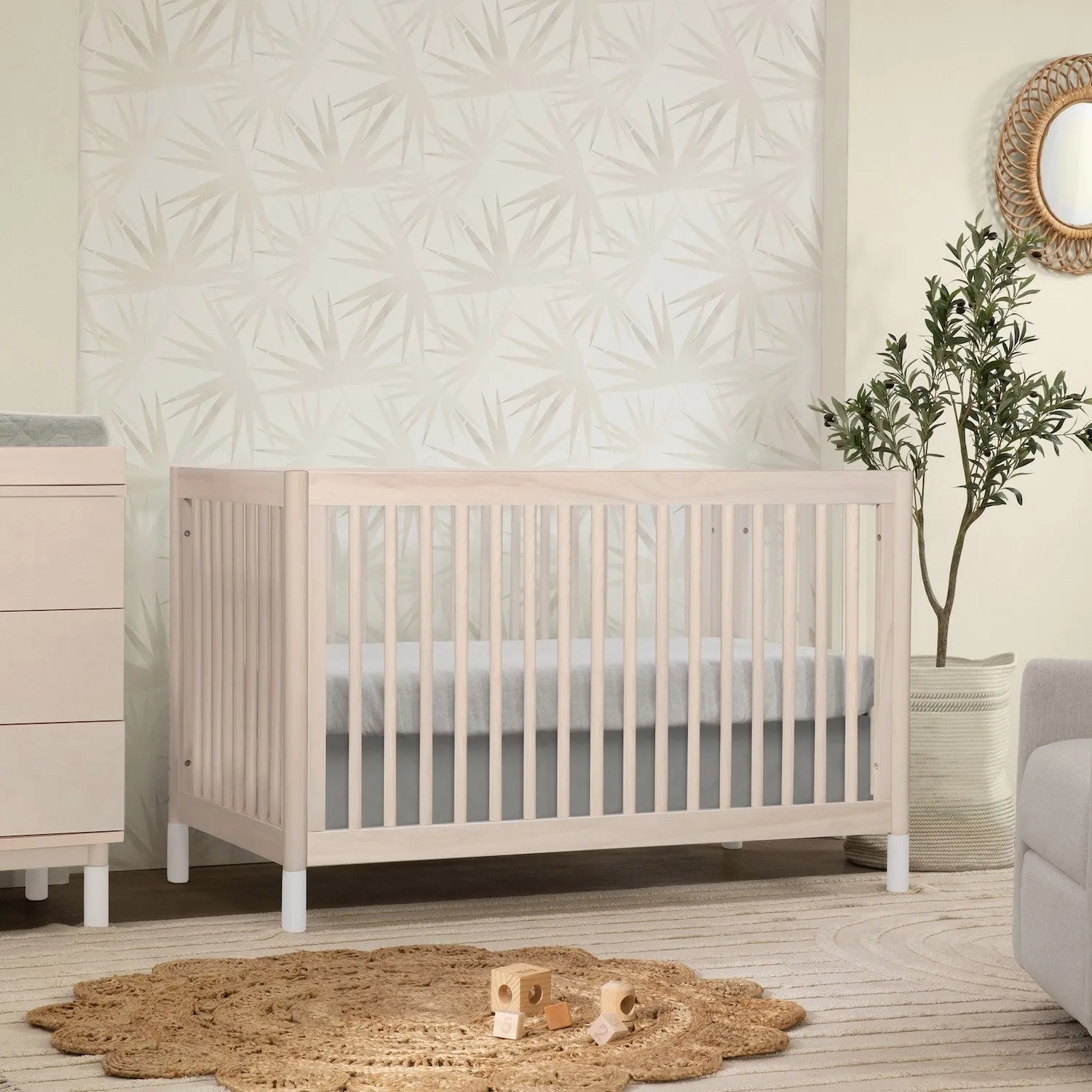 Gelato 4-in-1 Crib with Toddler Bed Conversion Kit