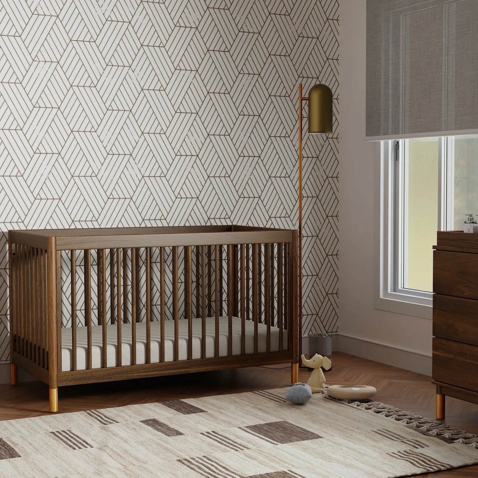 Gelato 4-in-1 Crib with Toddler Bed Conversion Kit