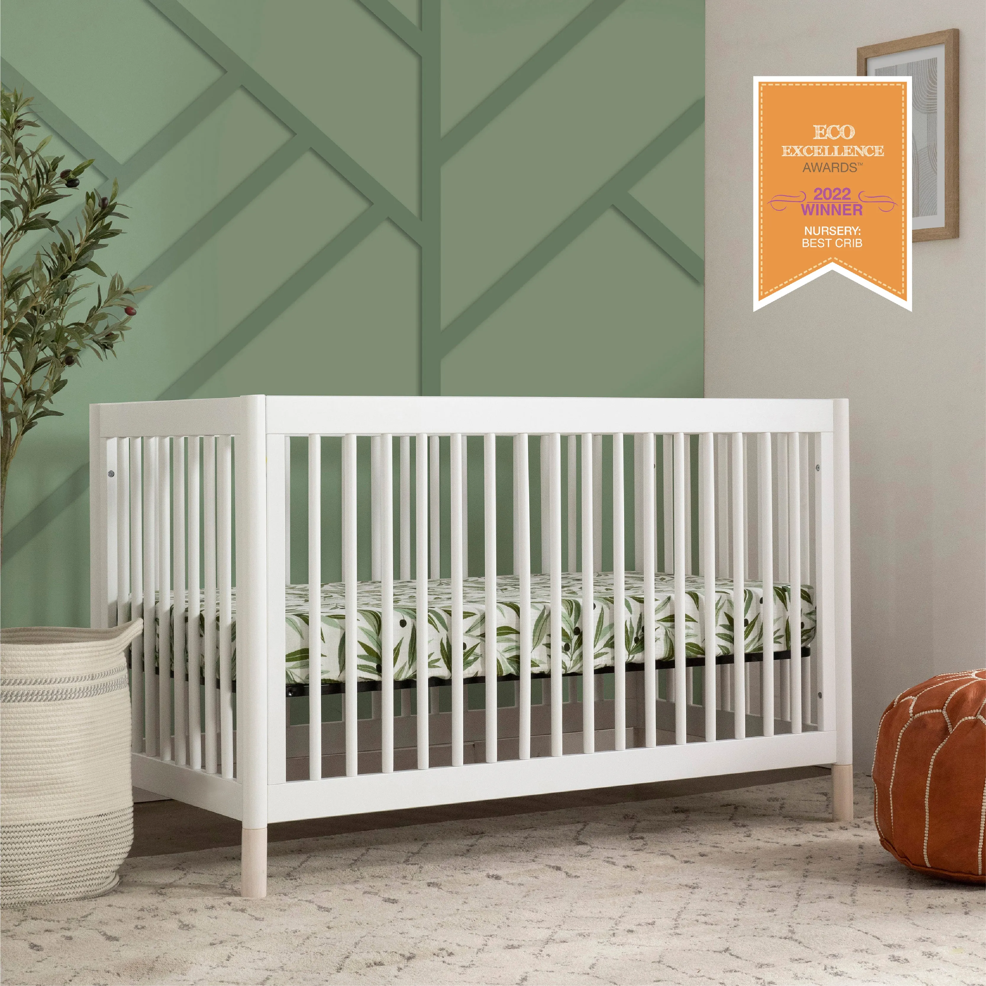 Gelato 4-in-1 Crib with Toddler Bed Conversion Kit